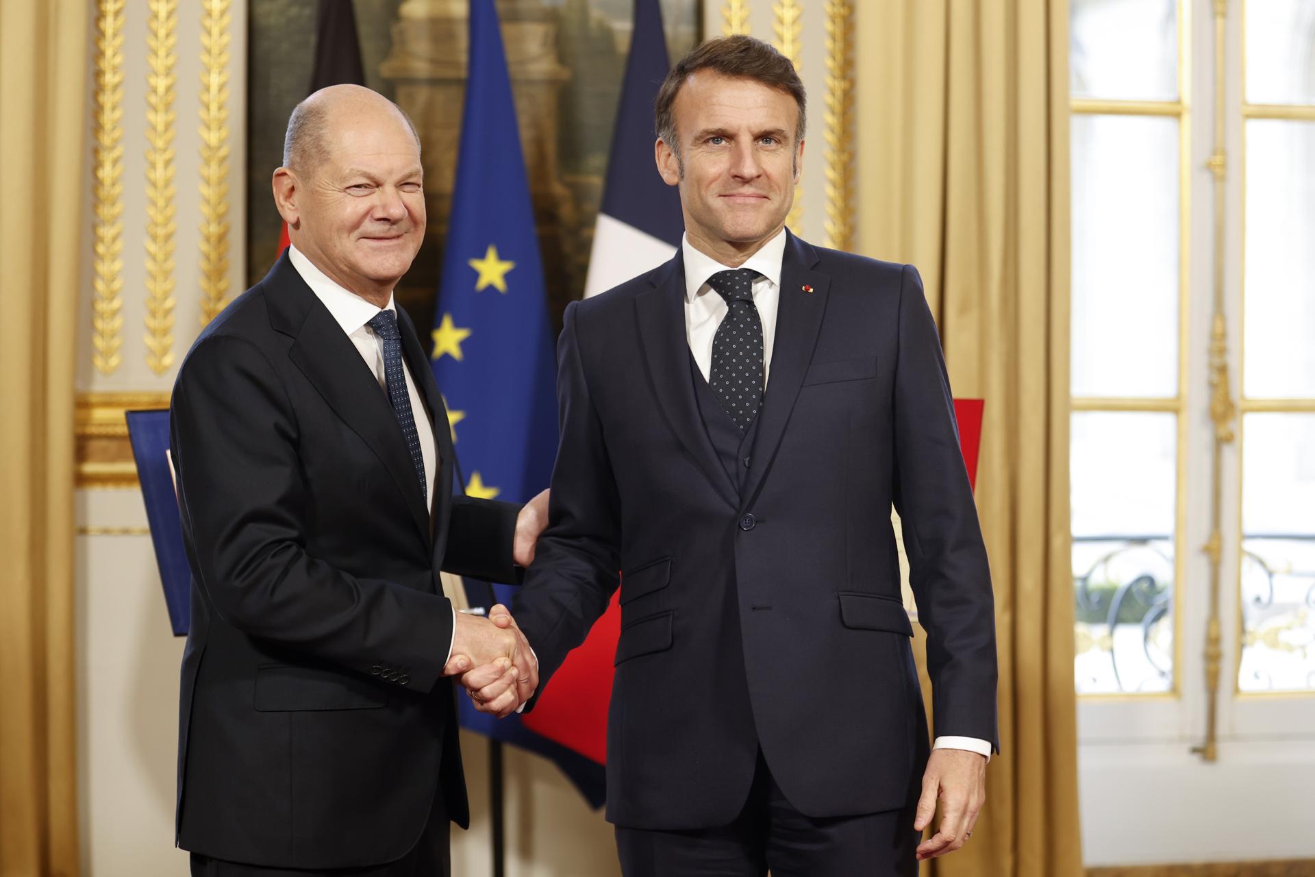 Macron y Scholz insisten en la unidad europea y en la defensa de sus intereses ante Trump