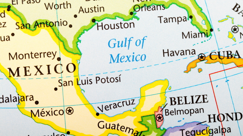 Departamento de Interior de EEUU cambia Golfo de México a “Golfo de América”