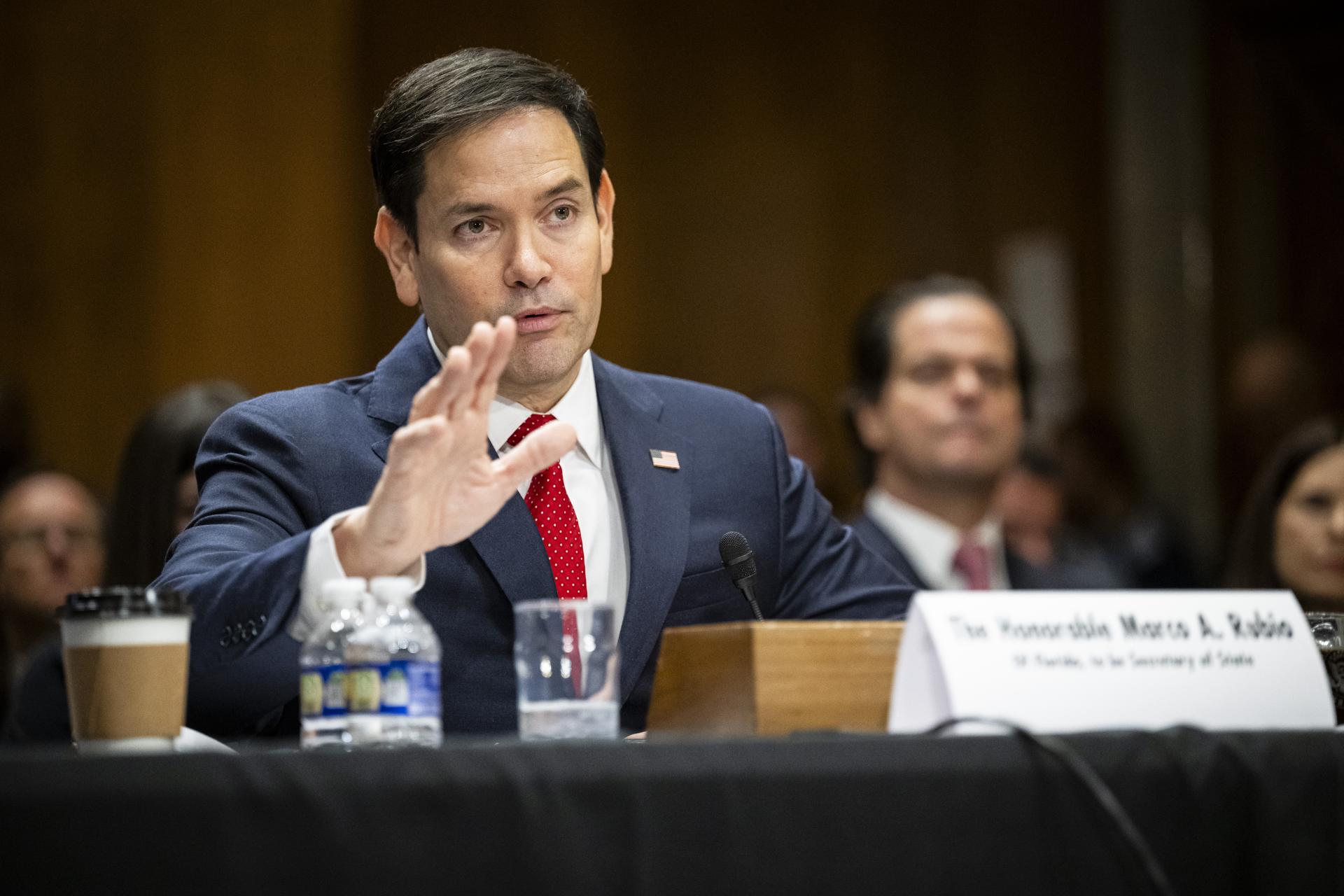 Confirman a Marco Rubio como nuevo secretario de Estado