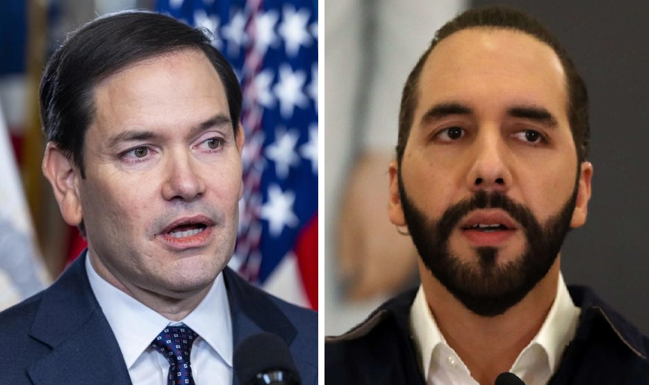 Rubio discutirá con Bukele el envío a El Salvador de miembros del Tren de Aragua