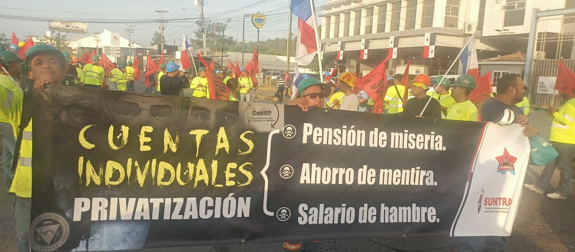 Protestas del SUNTRACS terminan en enfrentamientos con la Policía