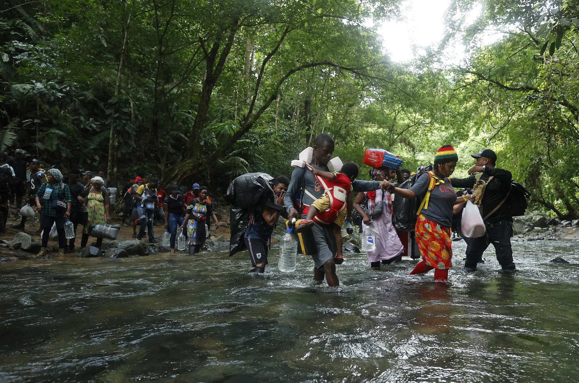 Flujo de migrantes por Darién cae un 94% en enero, marcando una baja "histórica"