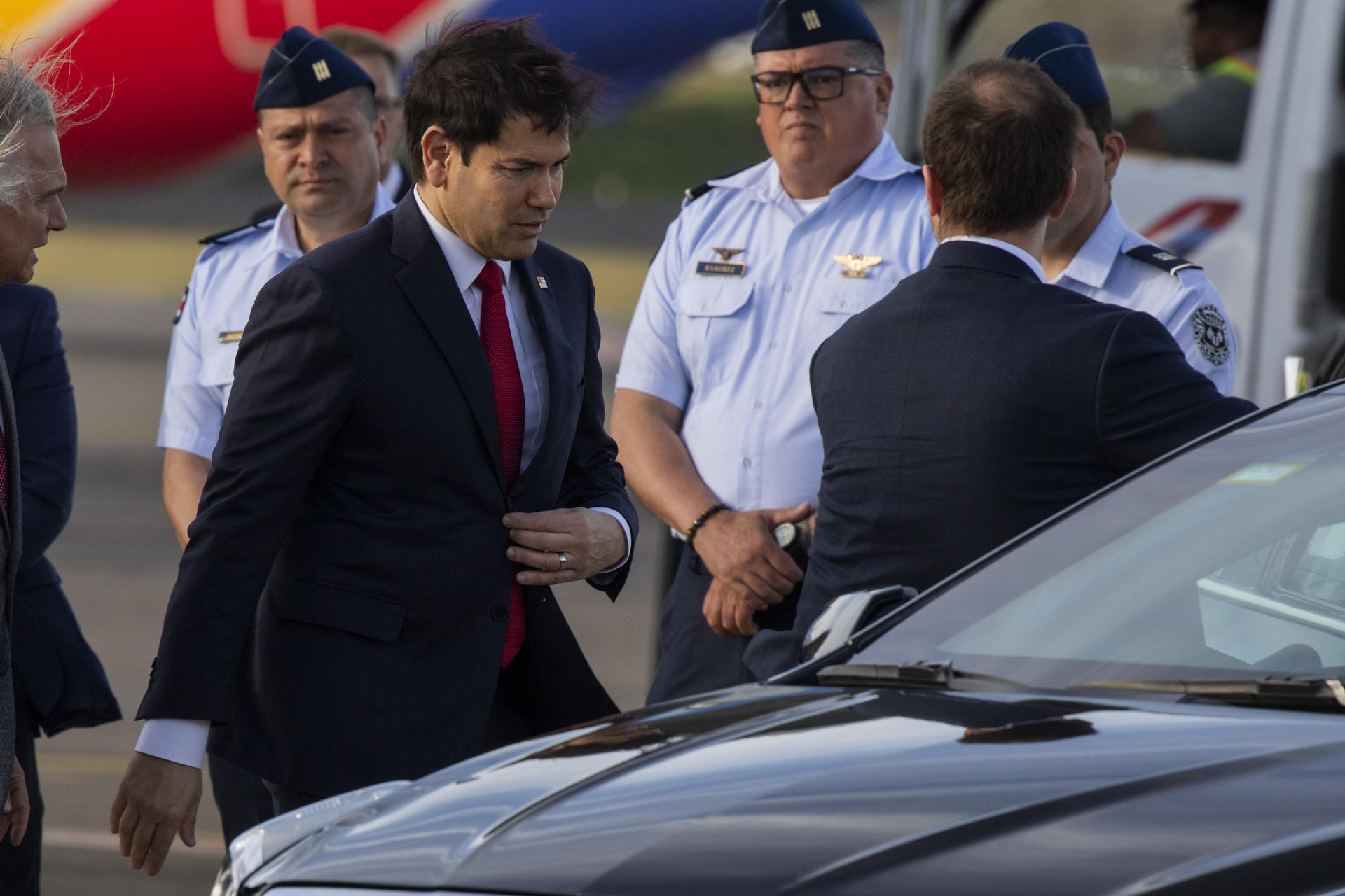 Rubio llega a Costa Rica para hablar con Chaves sobre migración, seguridad y comercio