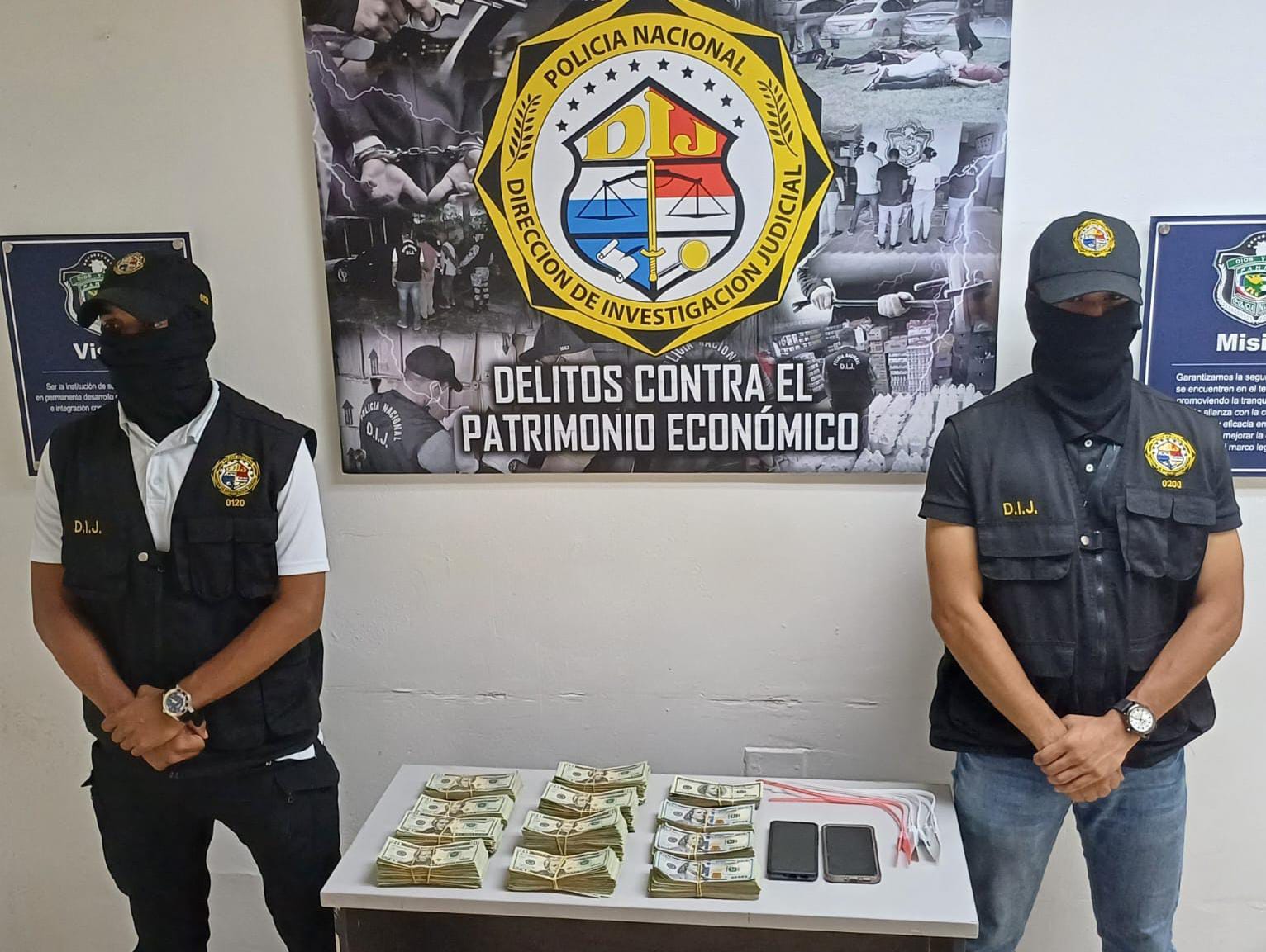 Policía recupera dinero hurtado a empresa de transporte de valores