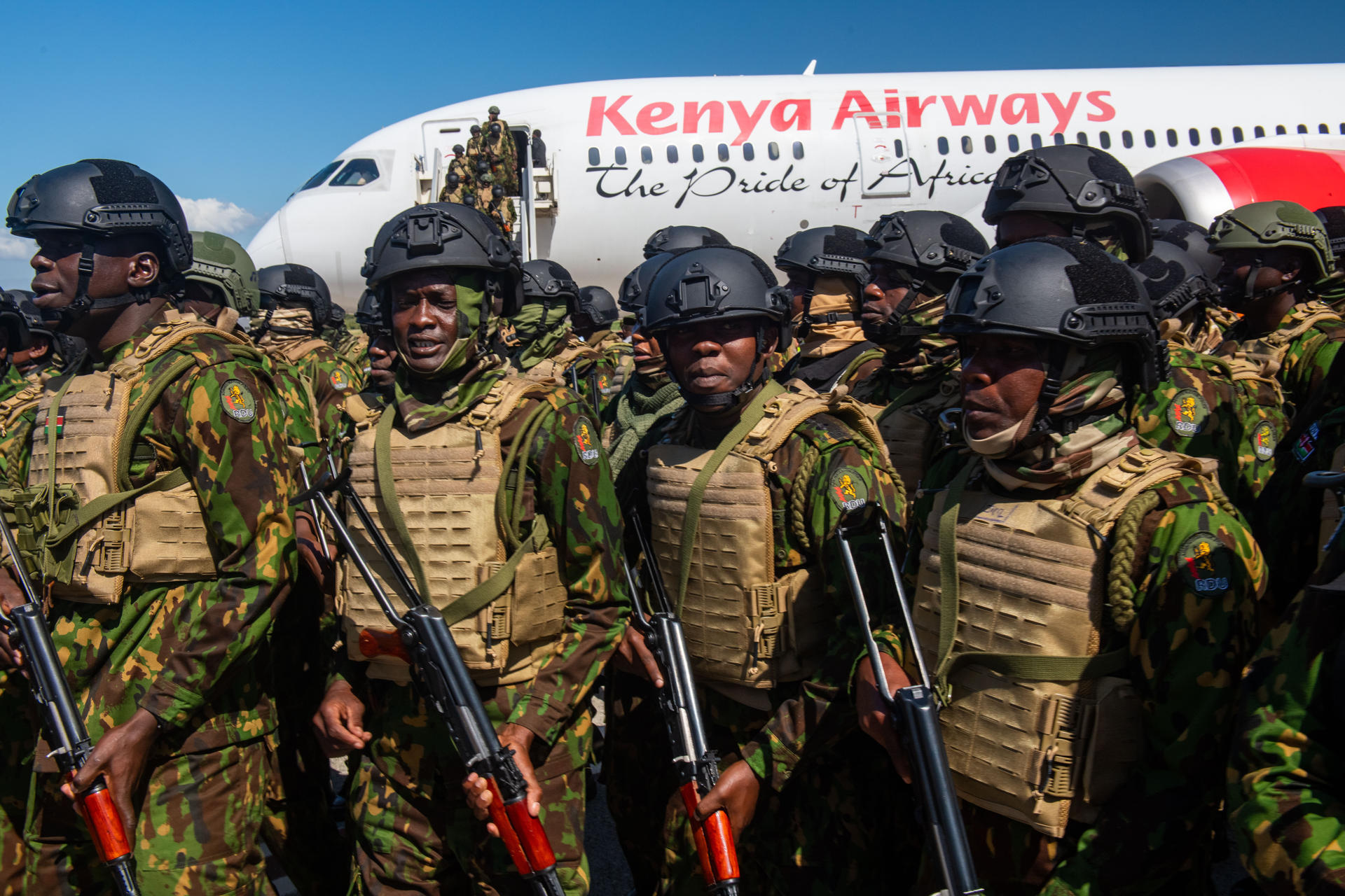 Soldados de Kenia se sienten frustrados en su misión en Haití