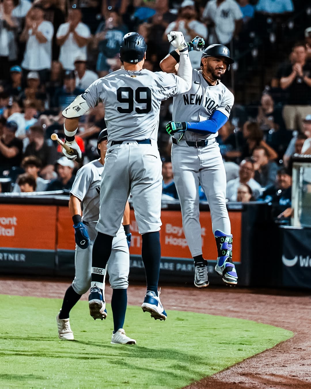 José Caballero pegó sus primeros dos cuadrangulares con los Yankees. Foto Yankees. Chema Caballero,.