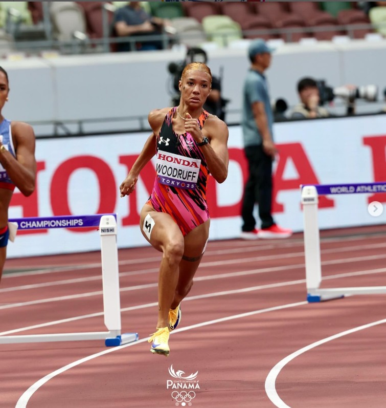 Panameña Gianna Woodruff pasa a semifinales en Mundial de Atletismo
