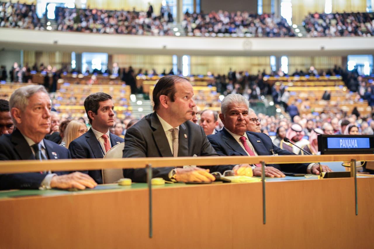 Mulino participó de la apertura del Debate General en la ONU