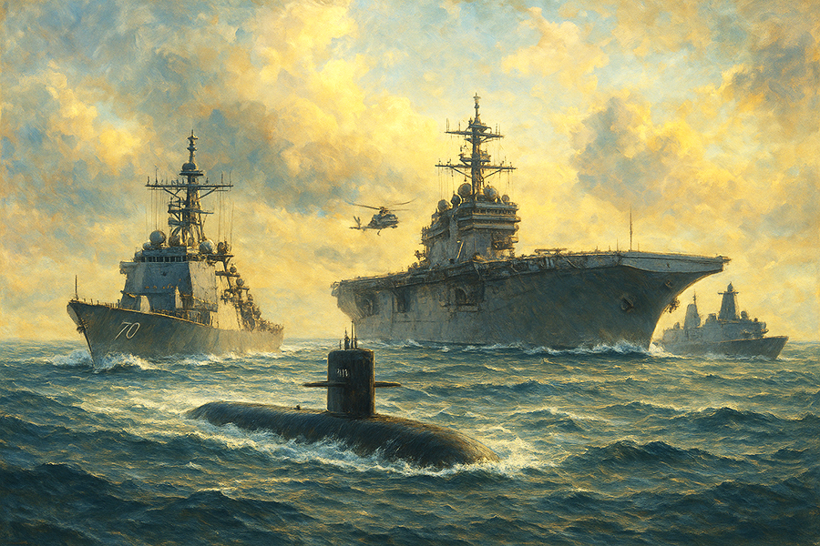 Un crucero lanzamisiles y un submarino nuclear se suman al despliegue naval de EE.UU. cerca de Venezuela