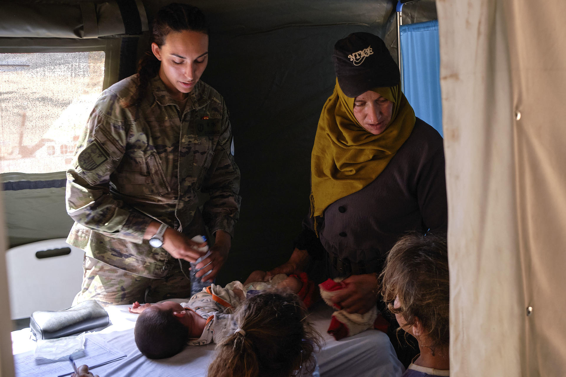 Campamentos médicos de la ONU alivian la crisis sanitaria en el sur del Líbano