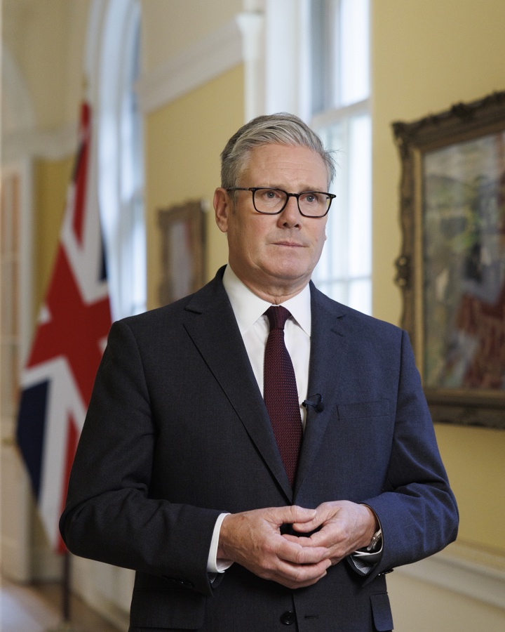 Primer ministro británico, Keir Starmer (Reino Unido, Londres) EFE/EPA/LAUREN HURLEY. 