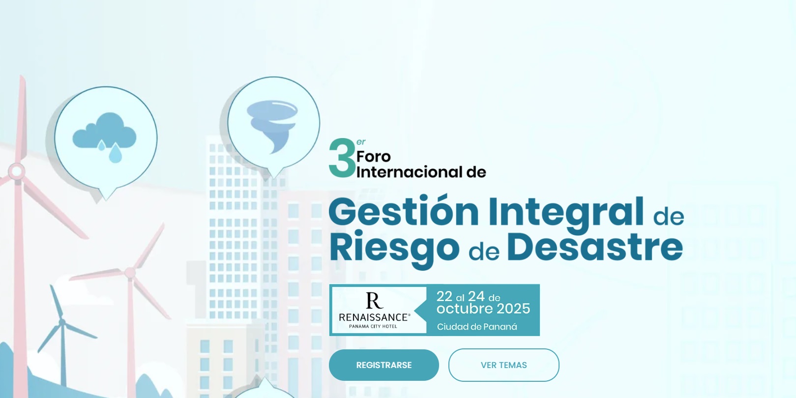 Panamá será sede del III Foro Internacional de Gestión del Riesgo de Desastres
