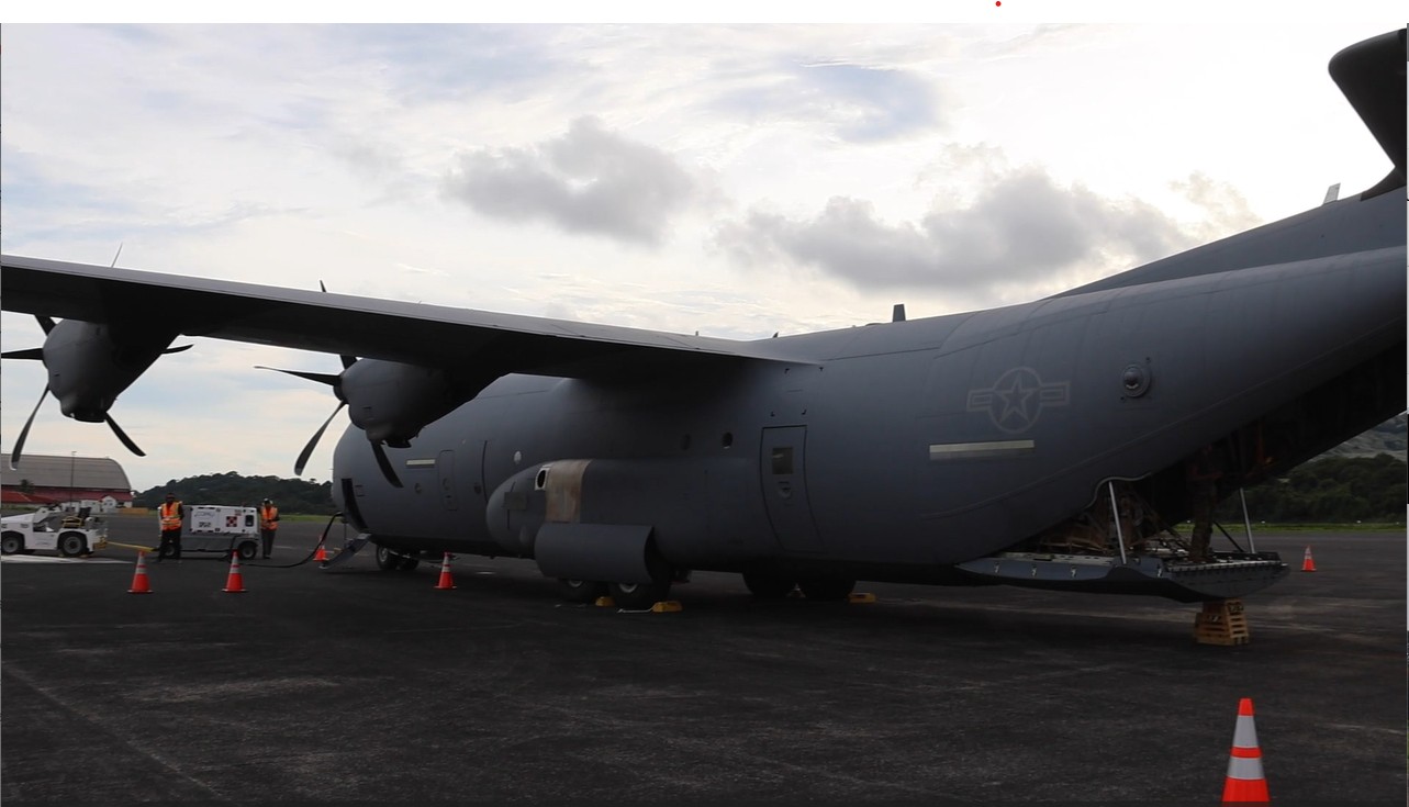 Aeronaves del ejército de EE UU arriban a Panamá