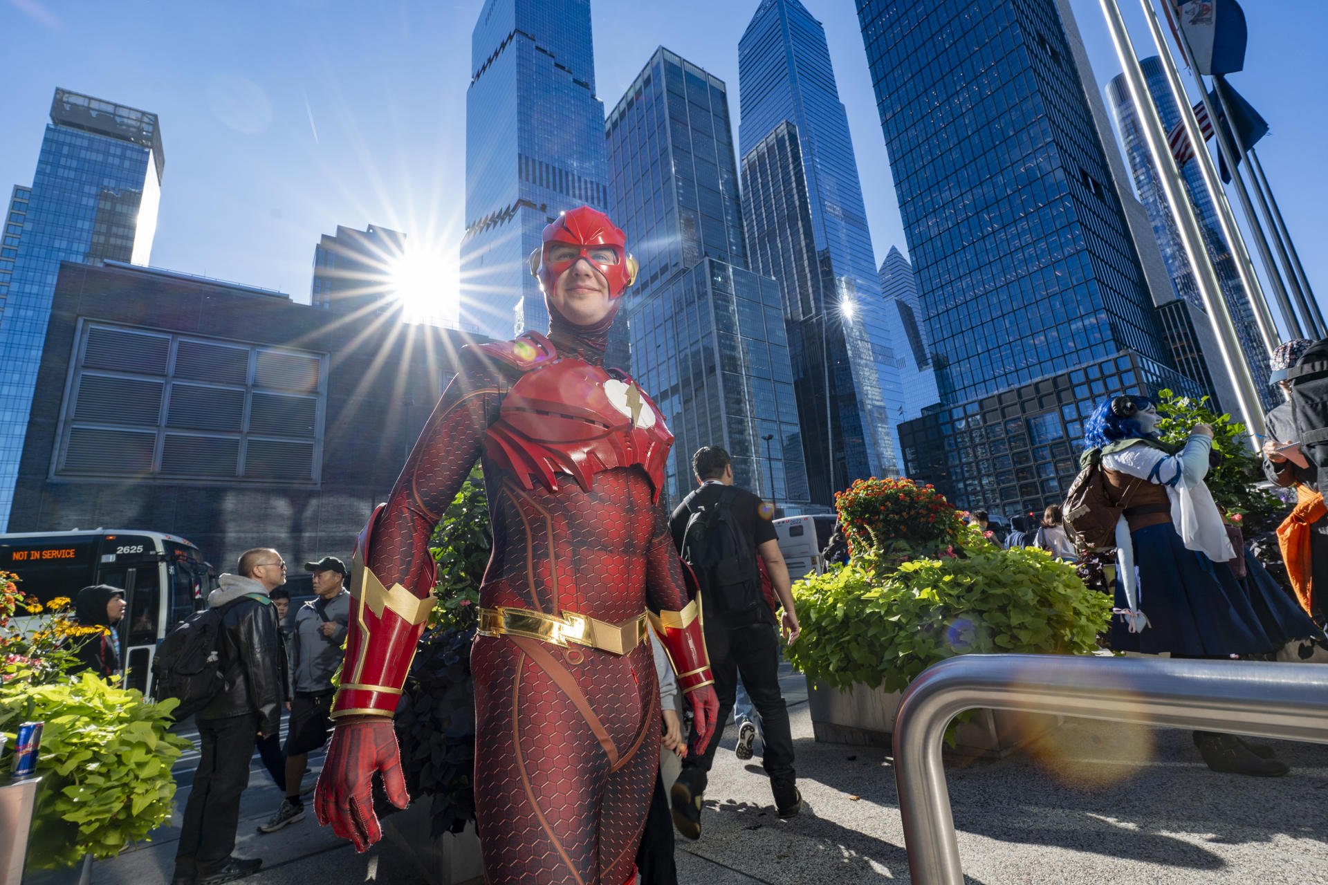 Superhéroes y villanos de todos los universos se reúnen en la Comic Con de Nueva York