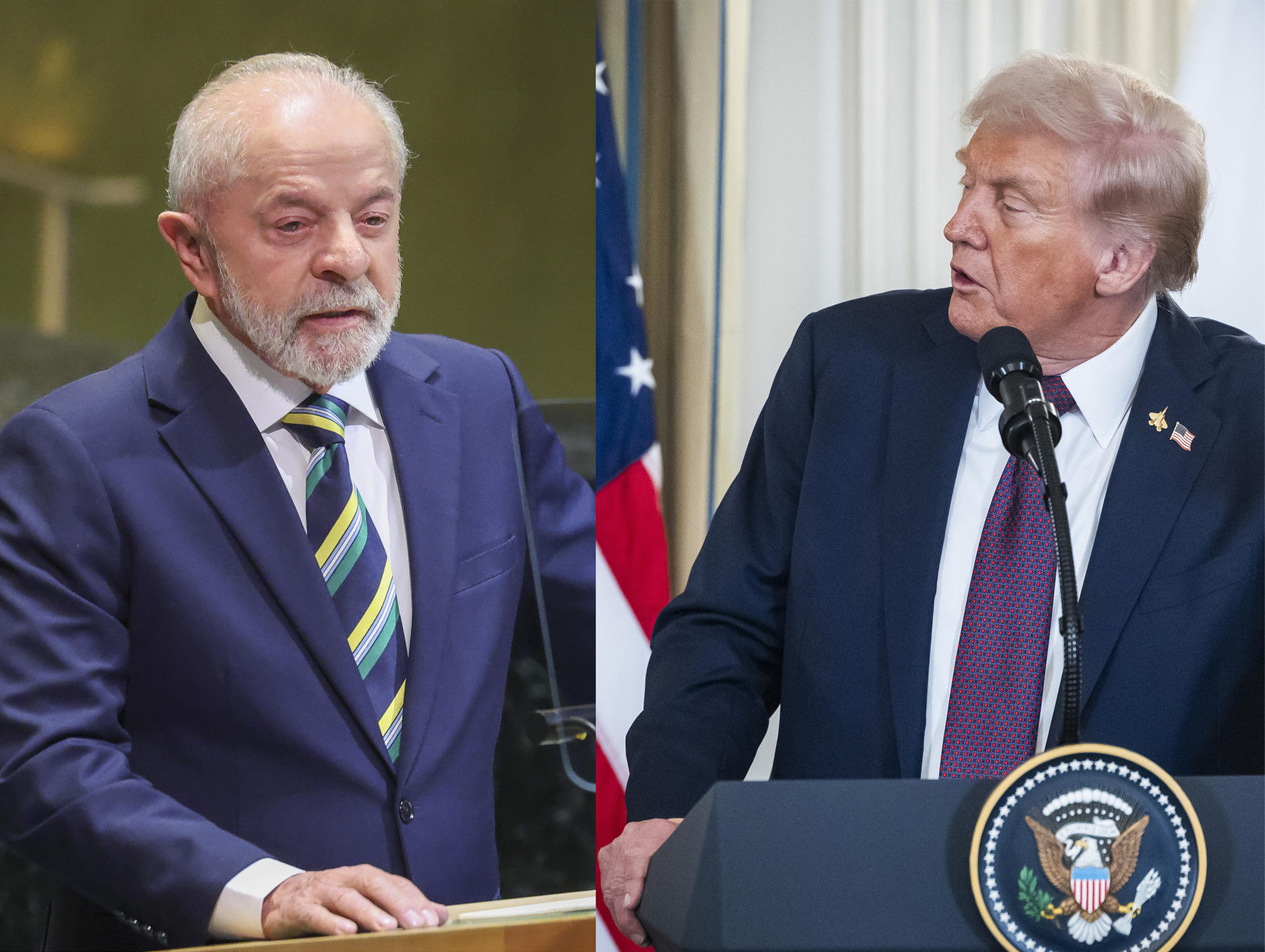 Lula mantiene una conversación "amistosa" con Trump
