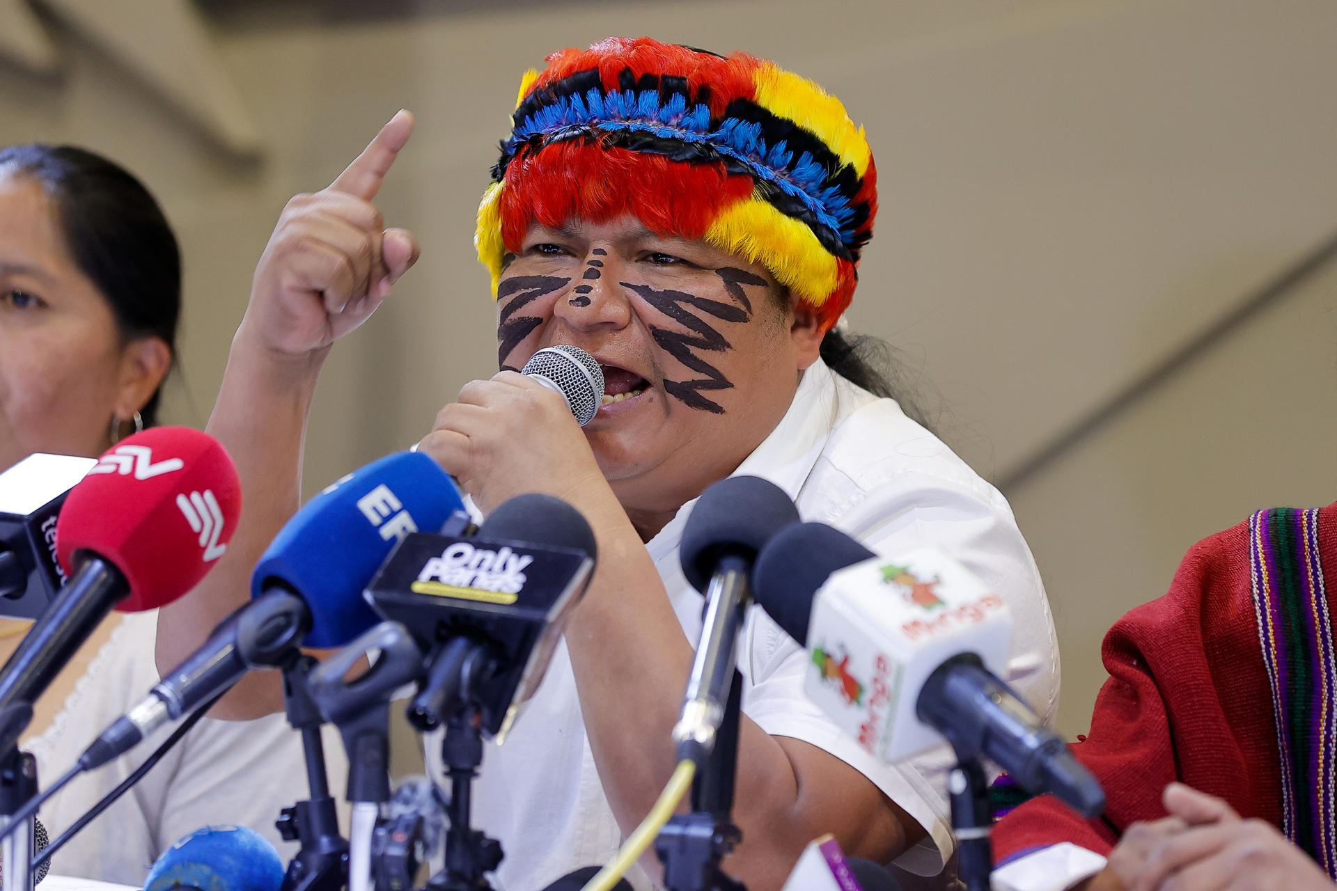 Movimiento indígena de Ecuador rechaza acusación de "intento de asesinato" a Noboa