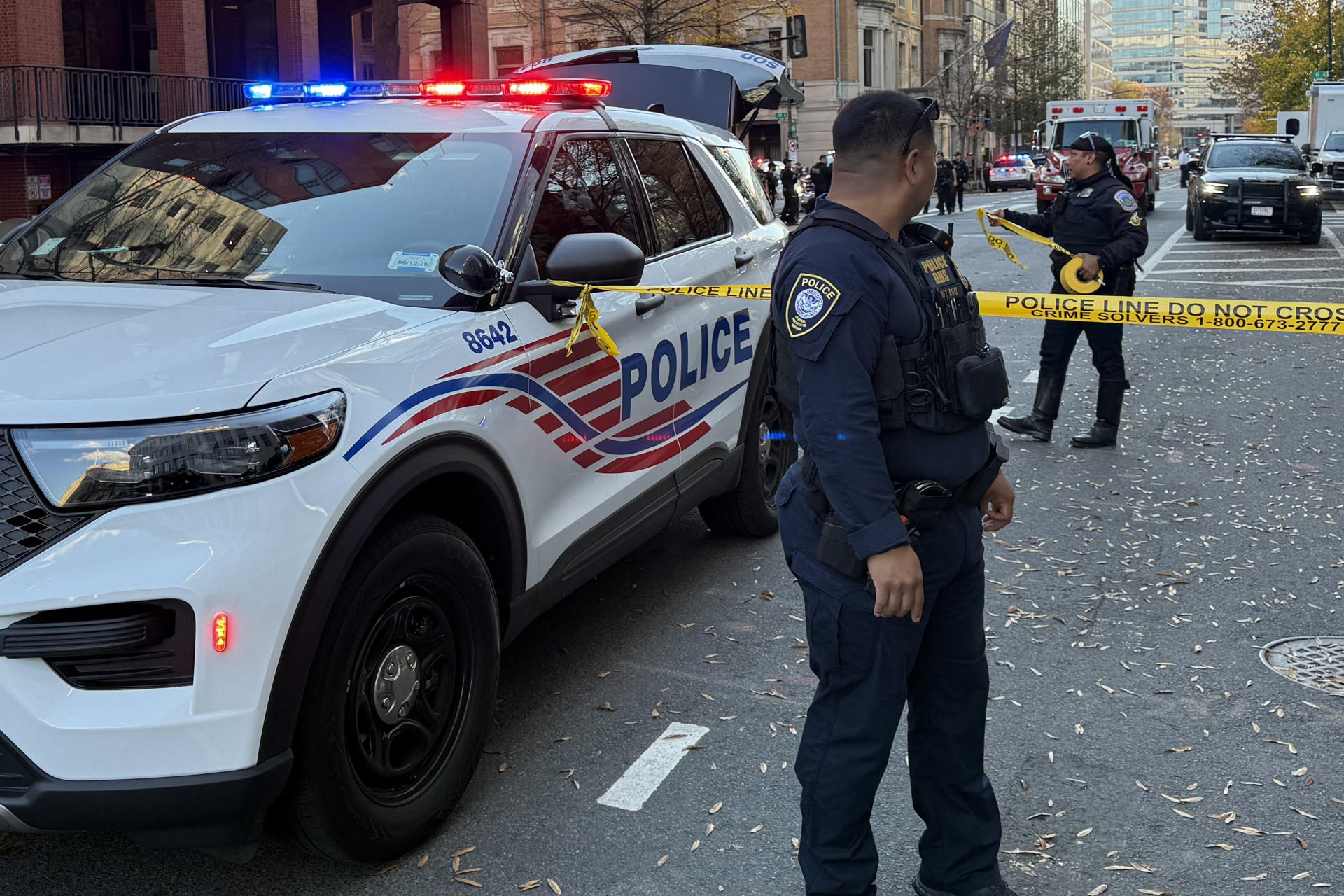Tiroteo cerca de la Casa Blanca deja dos agentes de la Guardia Nacional heridos