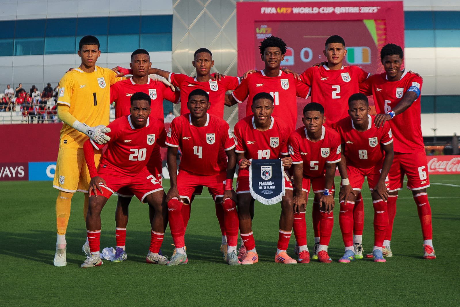 Duro debut para Panamá Sub-17, cae 4-1 ante Irlanda en el Mundial de Catar
