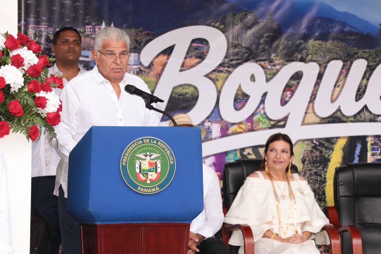En Boquete, Mulino resalta los progresos internacionales y el fortalecimiento económico del país