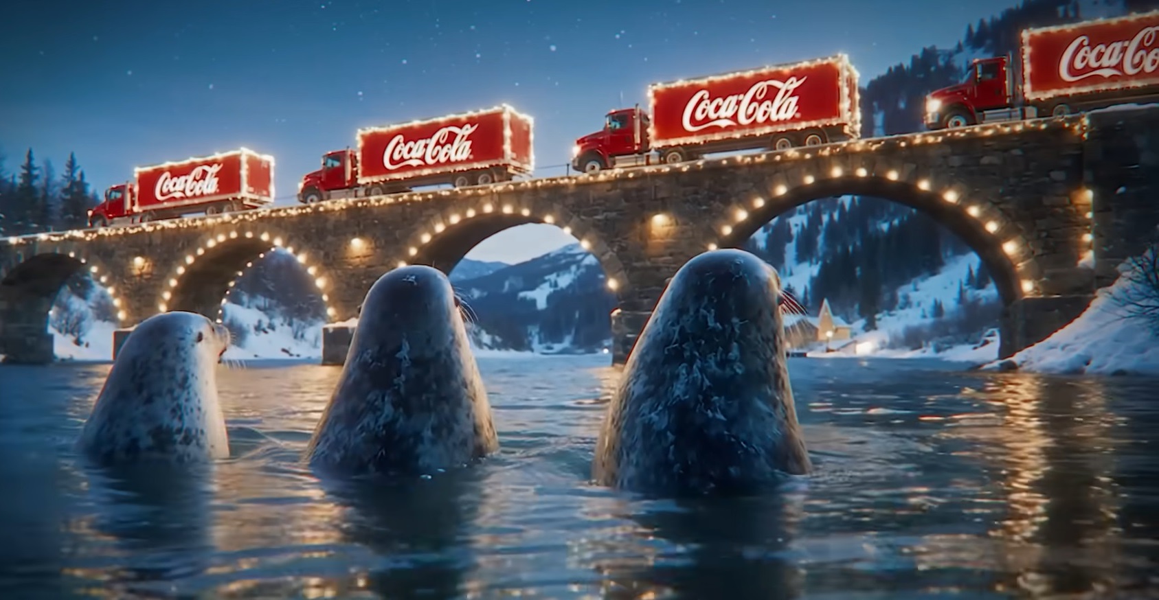 Críticas a Coca-Cola por usar IA para su emblemático comercial navideño