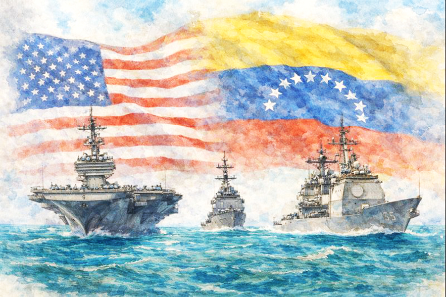 EE UU despliega el portaaviones más grande del mundo en aguas del Caribe