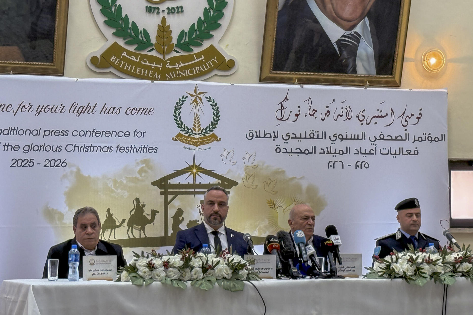 Belén llama a visitar Palestina en Navidad para sanar heridas tras dos años de guerra