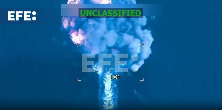 EE UU realiza ataques contra tres embarcaciones en el Pacífico