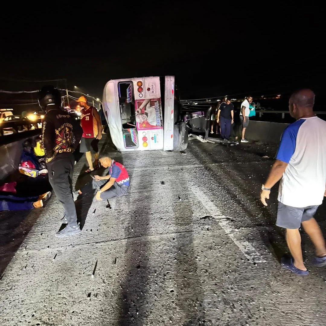 Accidente en puente sobre Río Pacora deja una mujer fallecida y 24 heridos