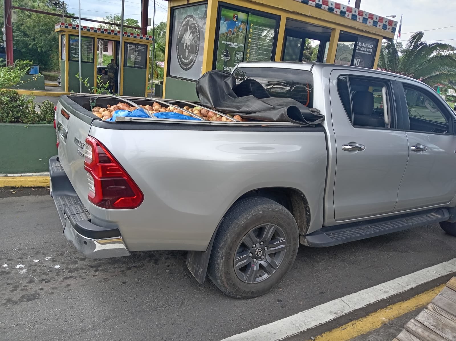 SENAFRONT detecta presunto contrabando de cebollas en Chiriquí