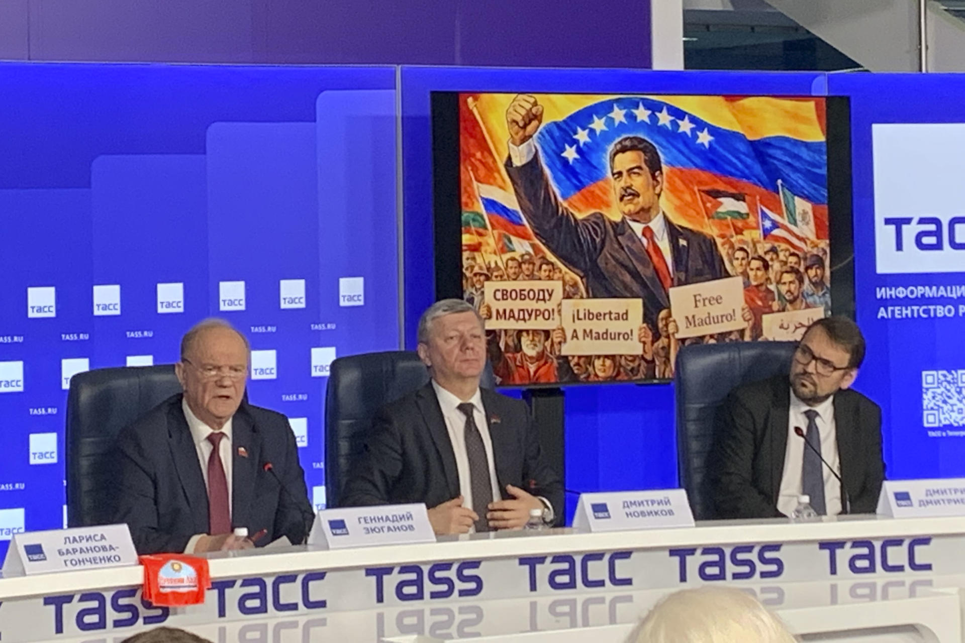 Los comunistas rusos crean un comité para luchar por la libertad de Maduro