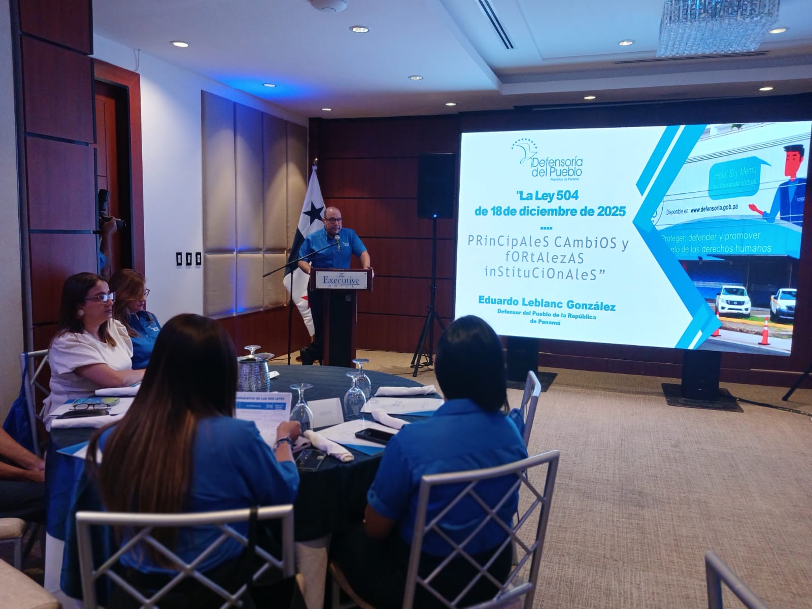 Defensoría presenta avances de Ley 504 que moderniza la protección de los derechos humanos