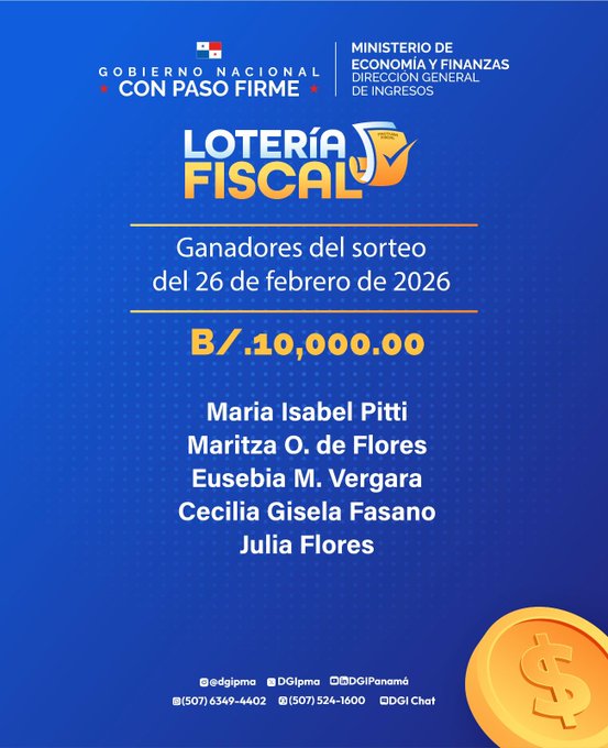 Lotería Fiscal. Foto: MEF.