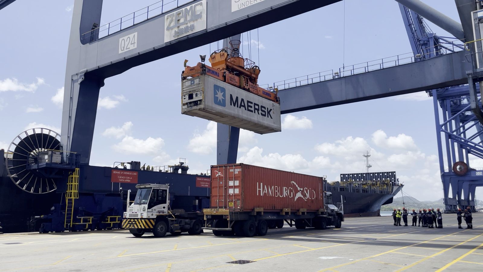 Puerto de Balboa realiza pruebas de descargas de contenedores y conexión ferroviaria