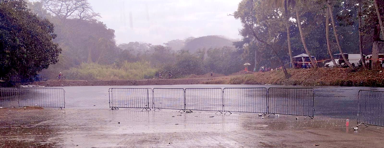Cierran balneario Las Mendozas por fuertes lluvias y crecida del río Zaratí