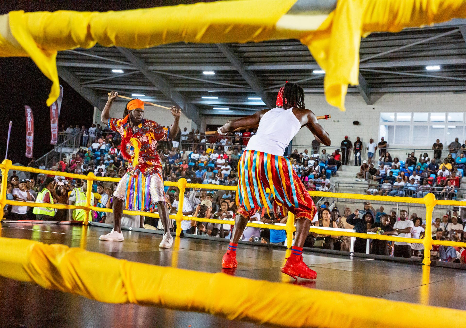 Una lucha de palos espiritual, el secreto mejor guardado del carnaval de Trinidad y Tobago