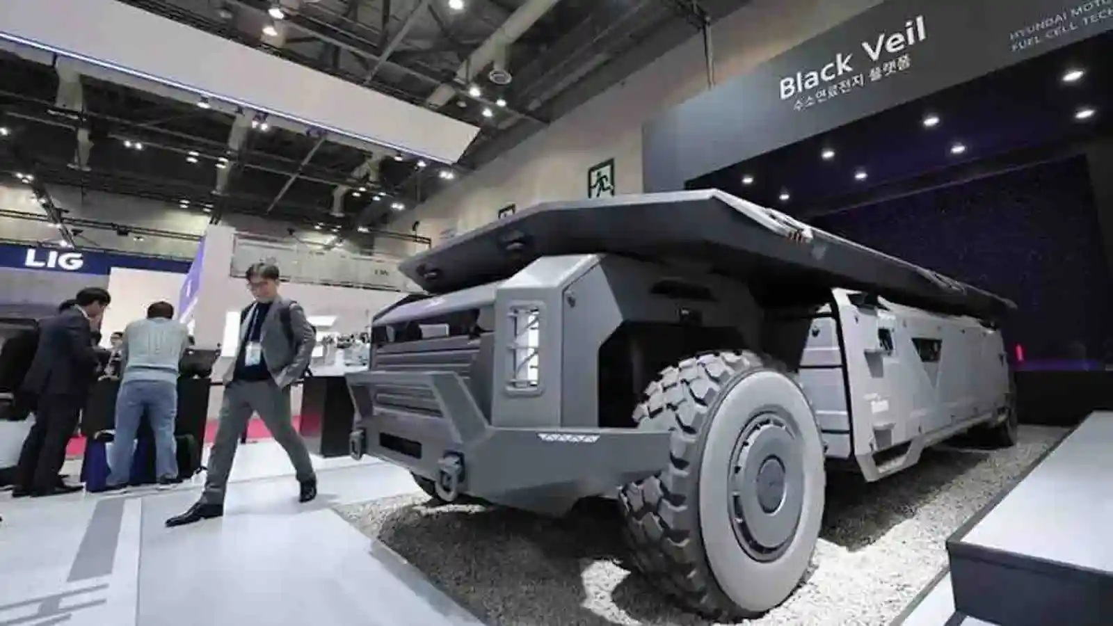 Hyundai presenta un vehículo militar de hidrógeno casi invisible al radar