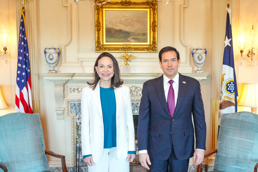 María Corina Machado se reunió con Marco Rubio