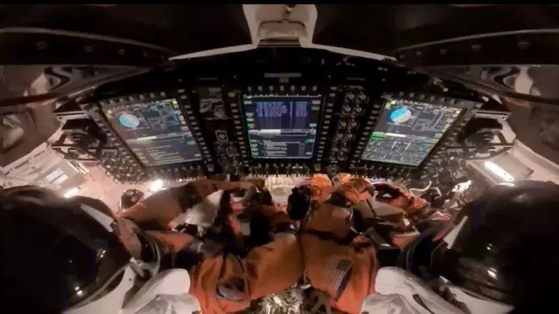 "Montados en una bola de fuego": Cómo regresará a la Tierra la tripulación de la histórica misión Artemis II a la Luna