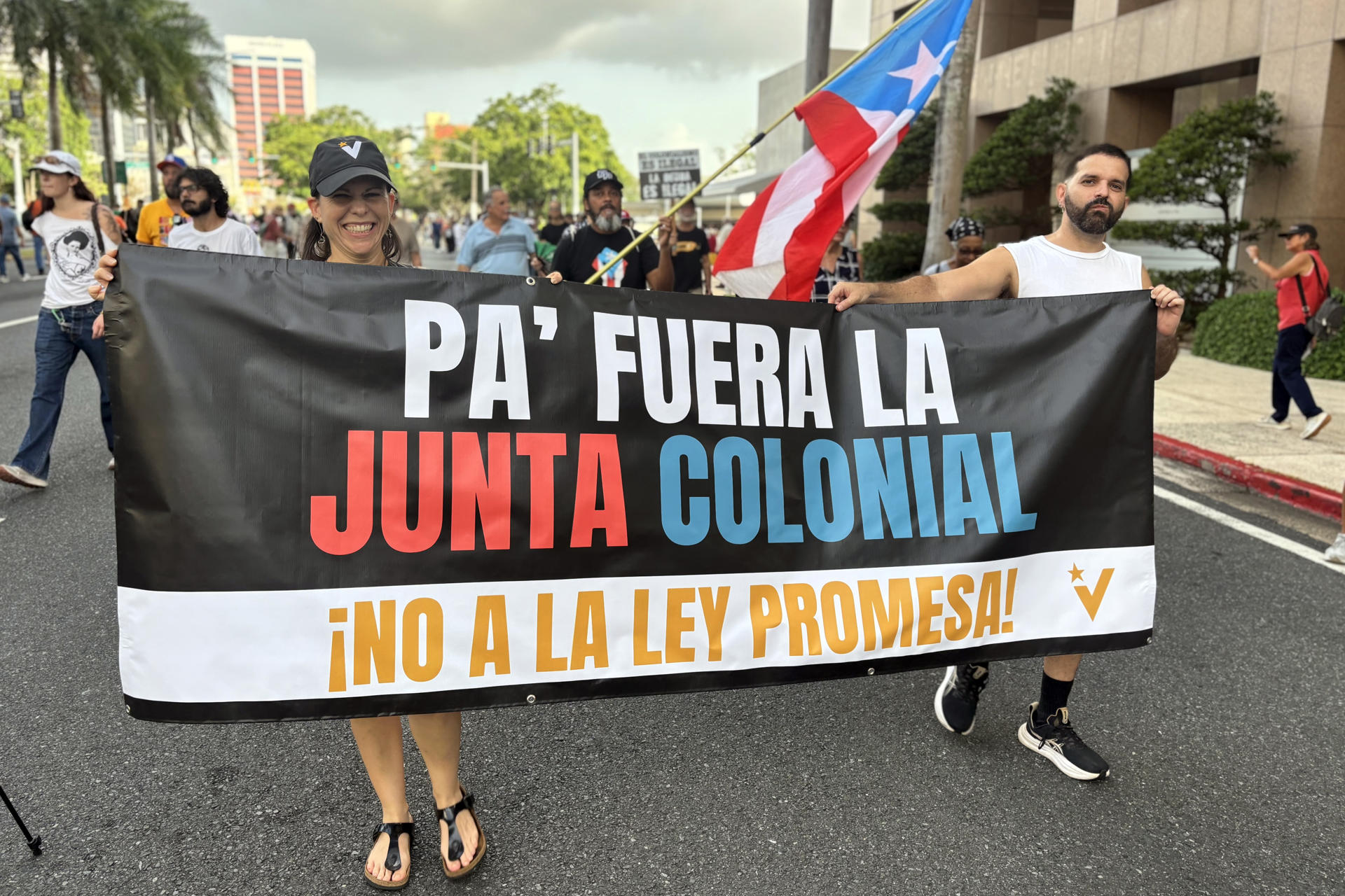 Puerto Rico protesta contra la Junta de Supervisión Fiscal, impuesta por EEUU hace 10 años