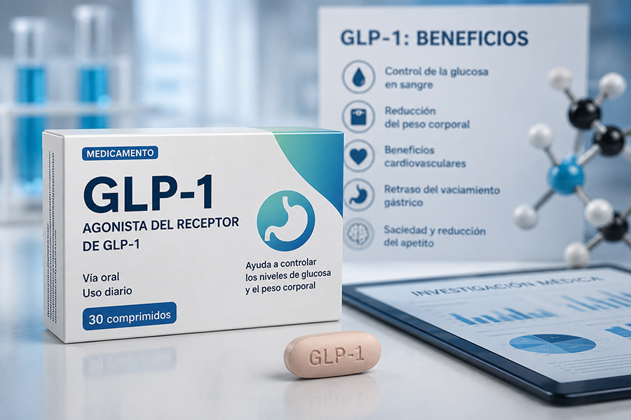 Una nueva pastilla de GLP-1 demuestra su eficacia frente a la diabetes y el sobrepeso