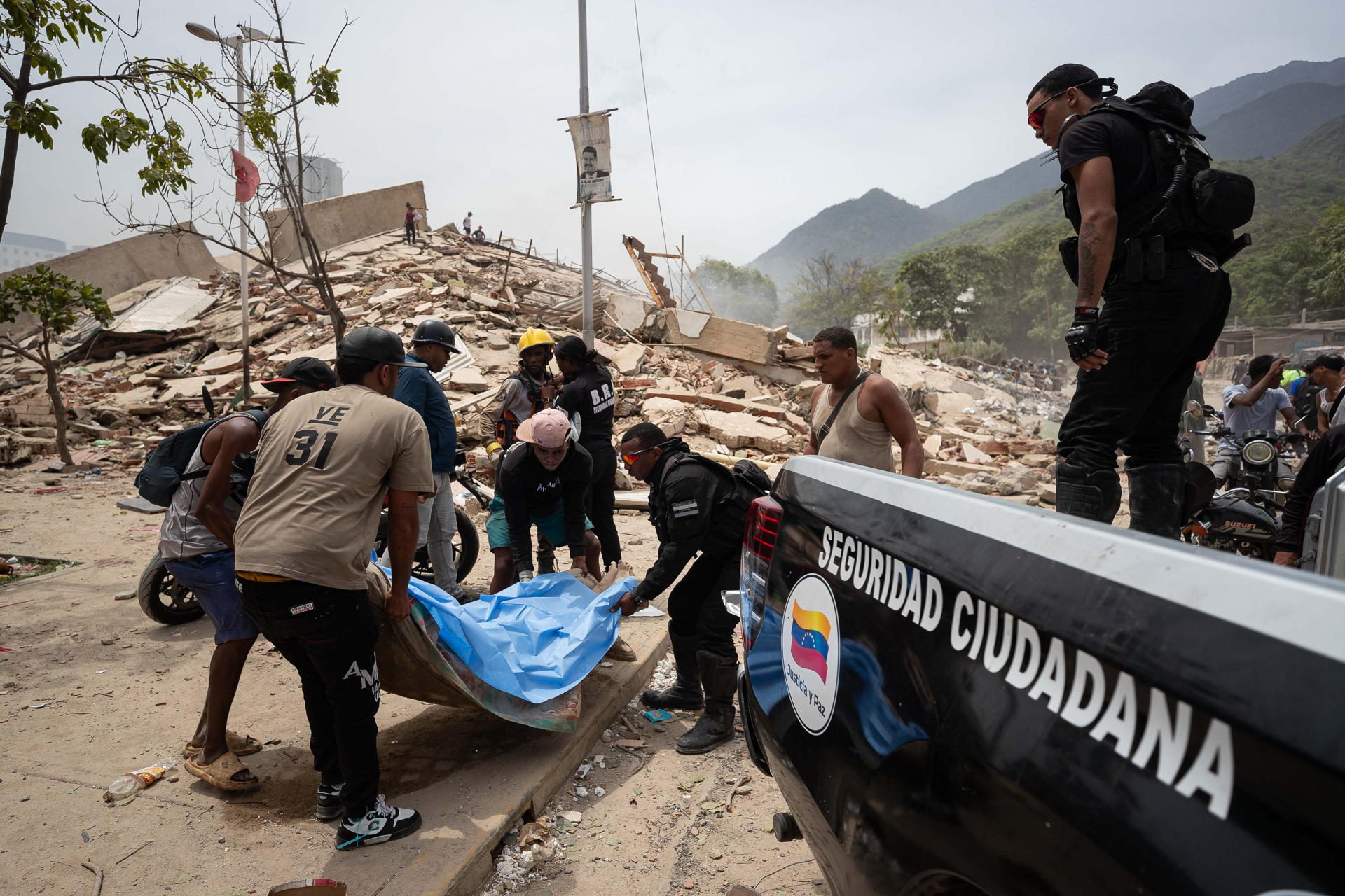 Suben a 188 los muertos en Venezuela y a 1.520 los heridos tras los dos fuertes terremotos