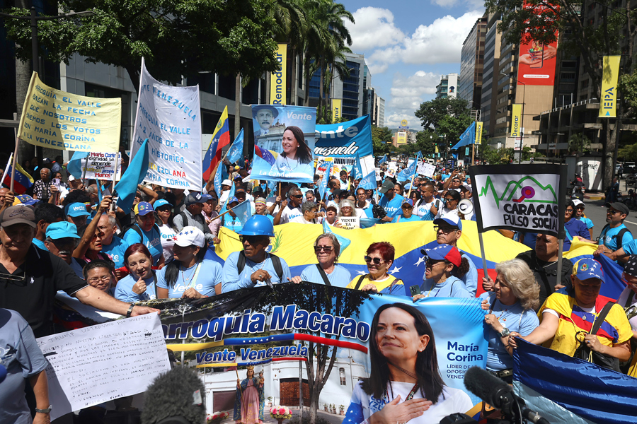 María Corina Machado asegura que la "transición viene" en Venezuela