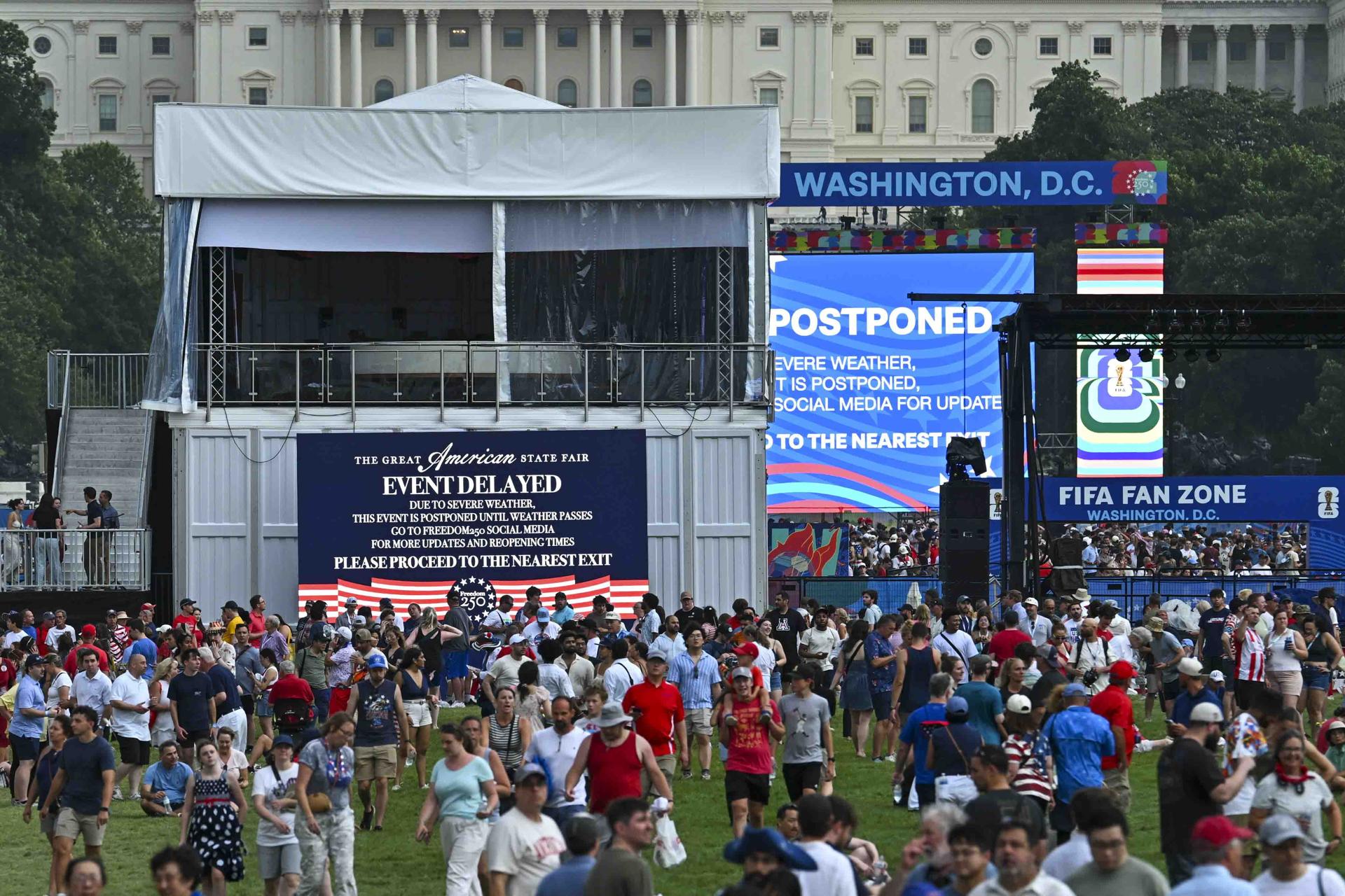 Trump celebró los 250 años de EEUU con un discurso en la Explanada Nacional de Washington