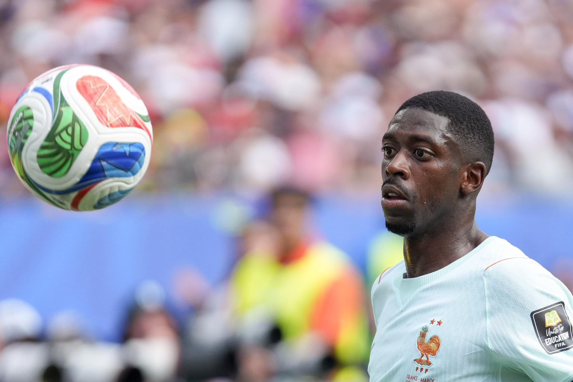 Dembélé dice que jugar una semifinal "es algo excepcional, es la tercera para mí"