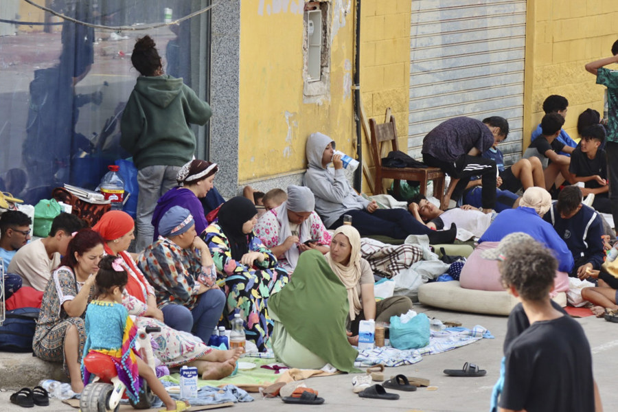 Normalidad en la frontera entre Marruecos y Ceuta