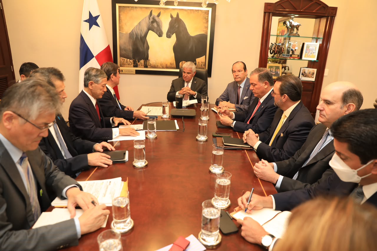 Extensión de la Línea 3 del Metro, Cerro Patacón y Tratado de Neutralidad, puntos del encuentro entre el presidente Mulino y el canciller japonés Motegi