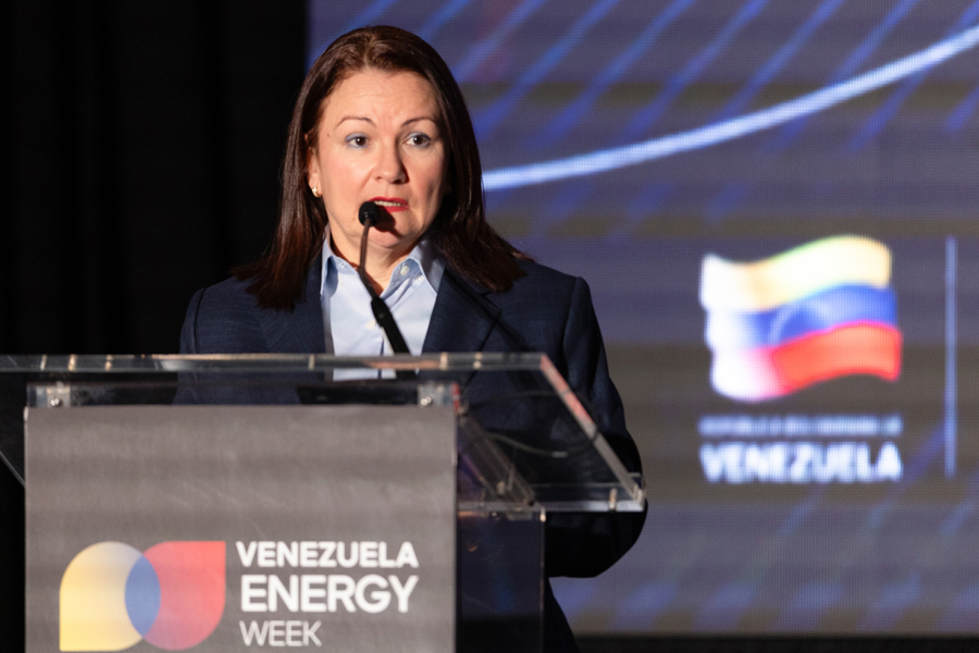 La ministra venezolana del petróleo ofrece en EE.UU. un "abanico" de inversiones en crudo y gas