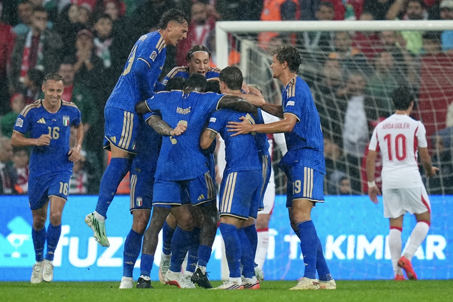 1-4. Italia se reencuentra con el fútbol con una goleada a Turquía