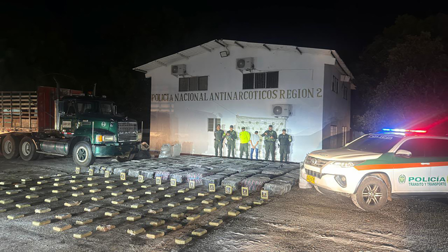 Incautan más de cuatro toneladas de marihuana en el centro-sur de Colombia