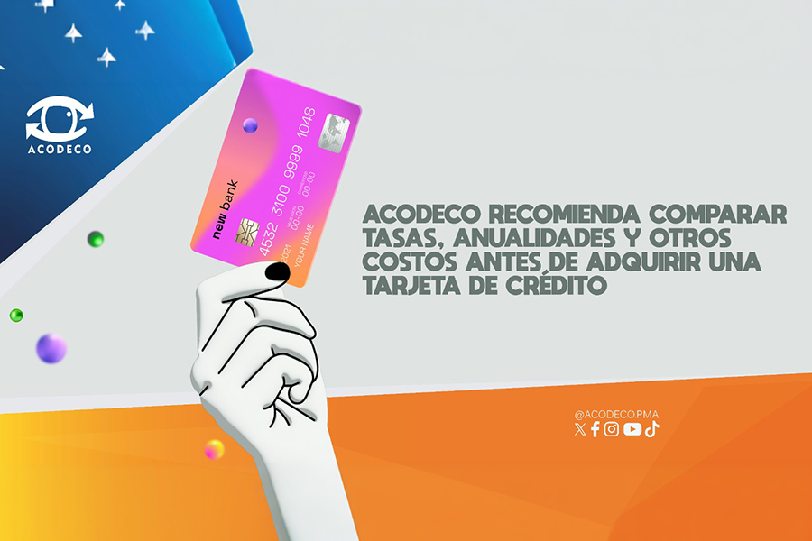 Tarjetas de crédito: tasas que superan el 27% y anualidades de hasta B/.160.50